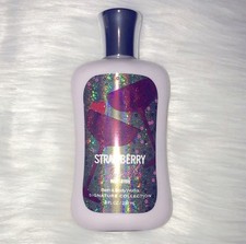 New BATH AND  BODY WORKS STRAWBERRY SPARKLER lotion