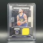 2021-22 Panini Prizm Basketball Stephen Curry Sensational Swatches!! Game Worn!!