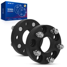 KAX 5x4.5 Wheel Spacers 1 inch, Hub Centric Wheel Spacers with M12x1.5 Studs ...