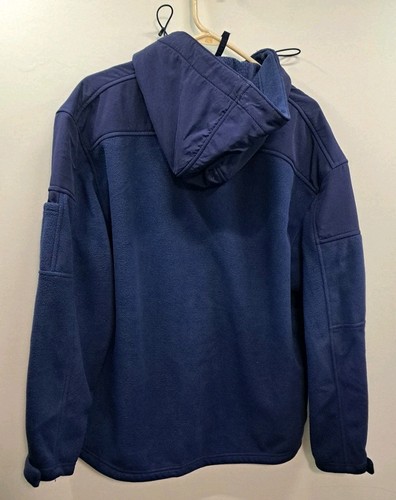 Duluth Trading Co Jacket Men’s Large Hooded Fleece Full Zip Soft Shell - Picture 3 of 4