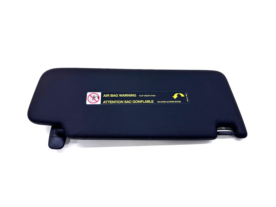 Quebra-sol dianteiro esquerdo do lado do motorista Audi A3 Quattro 2017-2020 com espelho preto fabricante de equipamento original - Imagem 3 de 4