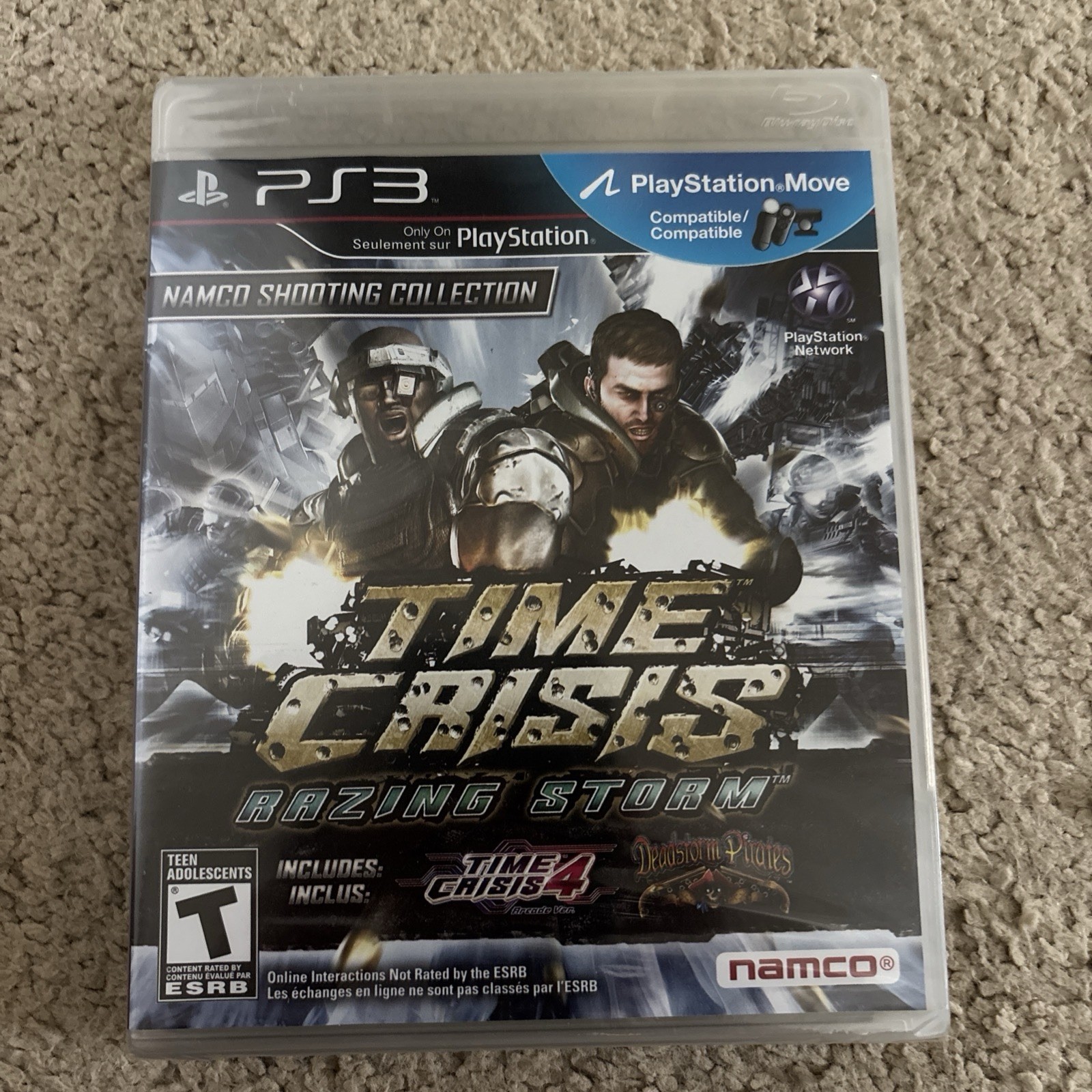 Time Crisis Razing Storm Incl. Time Crisis 4, Deadstorm (PS3, 2010) New Sealed