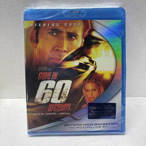 NEW Gone in 60 Seconds (Blu-ray,2006) Nicholas Cage, Angelina Jolie, R.Duvall