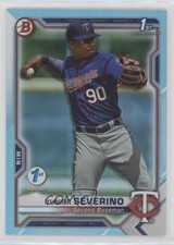 2021 Bowman 1st Edition Sky Blue Foil Yunior Severino #BFE-140 0w7