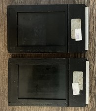 Graflex Wooden Film Holder 2 1/4"  3 1/4", Set of 2