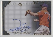 2015 Topps Tribute Auto Black 35/50 George Springer #TA-GSP Auto 0vp2