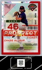 2024 Panini Prospect Edition #75 Chase Allsup Red Ice Holo