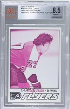 1977-78 Topps Blank Back Progressive Proofs Reggie Leach #185 BVG 8.5 0a1