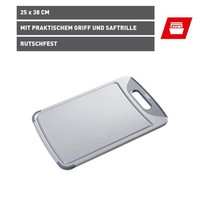 Silit Schneidebrett 38X25Cm Kunststoff Saftrillen Griff SpüLmaschinenfest