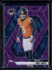 2025 Panini Mosaic #151 Wil Lutz Scope Purple