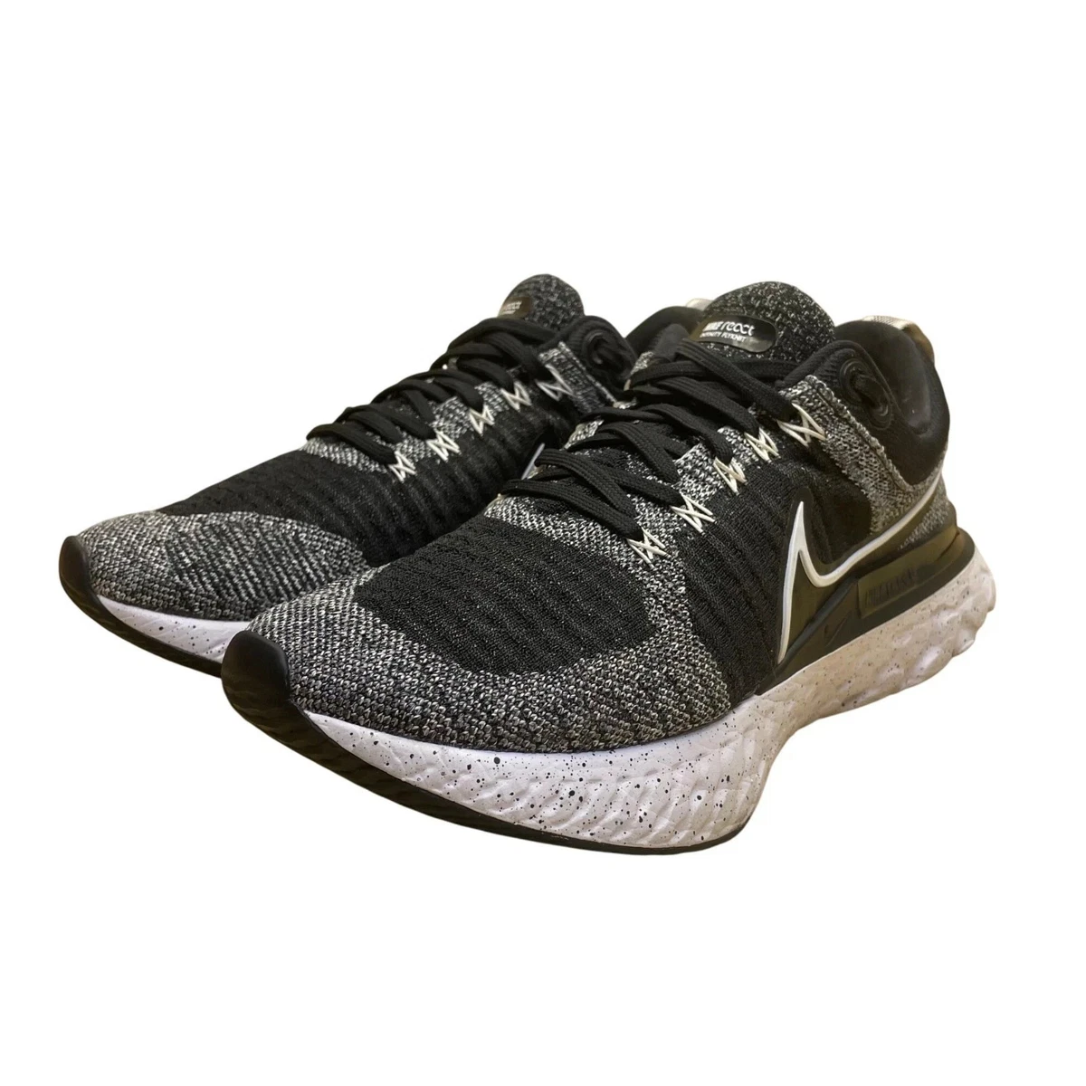 Nike React Infinity Run Flyknit 2 White Black for Sale