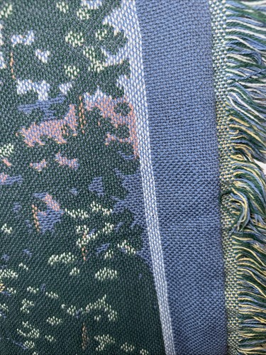 Goodwin Weavers Tapestry Blanket Victorian Garden Woman/Child Cottage Country - Picture 14 of 19