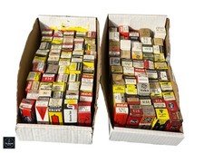 Huge Vintage Vacuum Tube Lot 100 GE RCA Olson Raytheon Mullard Sylvania Zenith