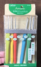6 Clover Amour Crochet Hook Set Assorted Sizes Used w/ Original Packaging 43-321