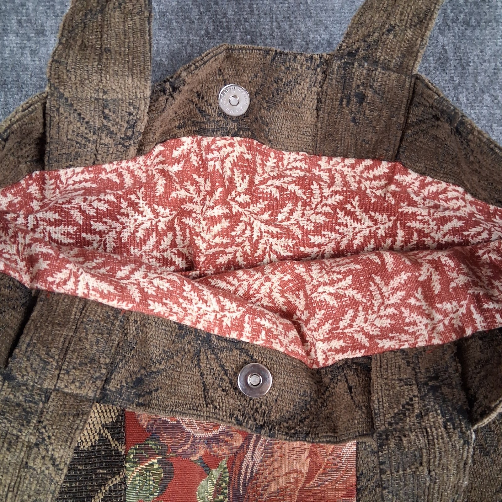 Handmade Quilt Patchwork Multi-Color Large Should… - image 11