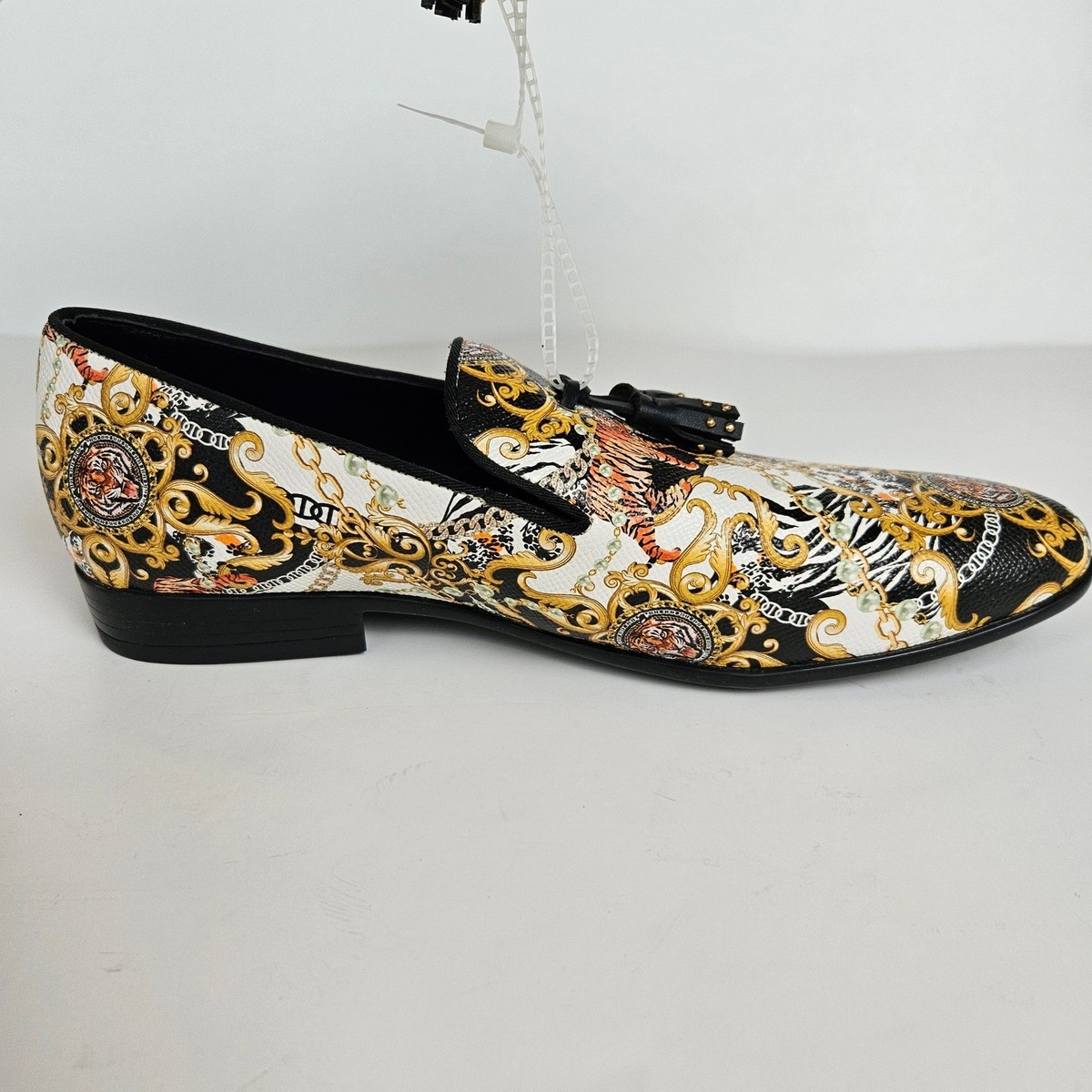 ALDO Tassel Loafers Dress Shoes Tiger Baroque Print Pattern  display picture 2