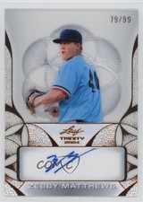 2024 Leaf Trinity Clear Auto Bronze /99 Zebby Matthews #CA-ZM1