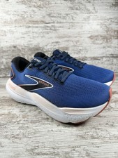 Women's Brooks Glycerin 21 Blue Running Shoes Sz 7B Athletic Gym EUC 
