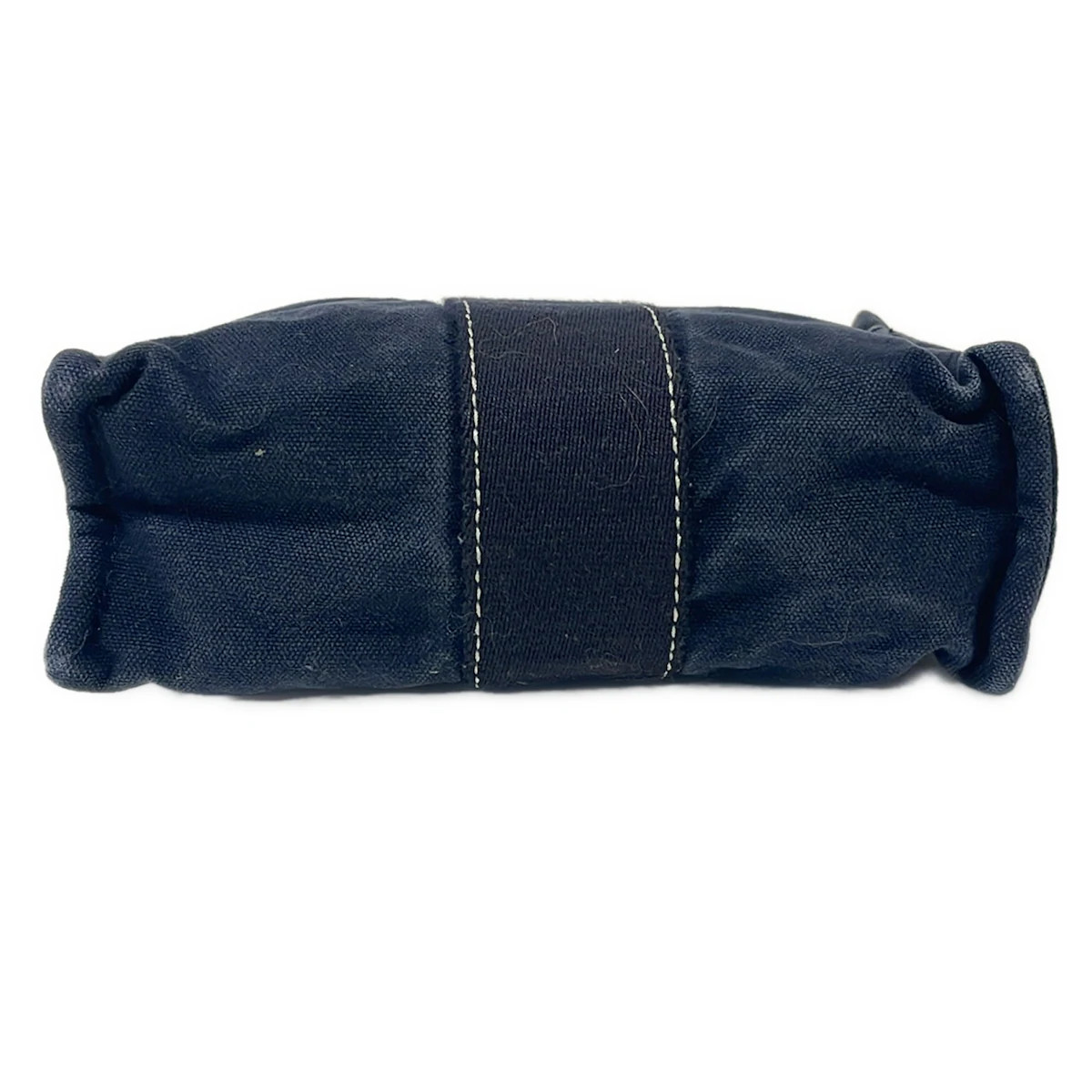 HERMES Dark Navy Canvas None Pouch — image 3