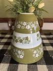 Vintage Pyrex Spring Blossom Crazy Daisy Nested Mixing Bowls Set 401 402 403