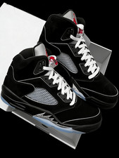 Jordan 5 "BLACK METALLIC REIMAGINED" Men's Shoes HF3975-001