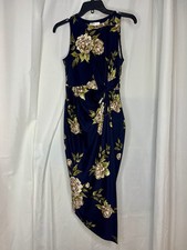 Nine Britton Faux Wrap Dress Stitch Fix Woman S Blue Floral Knit Sleeveless