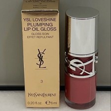 YSL Loveshine Plumping Lip Oil Gloss 3 Mellow Mallow BNIB