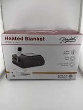 Homemate Electric Heated Blanket 50" x 60" Ultra Soft, 10 Heat Settings
