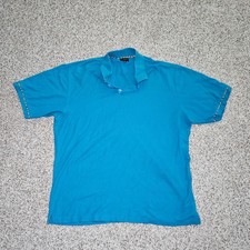 BURBERRY Golf Men s Blue Polo-Rugby Cotton Short Slv Shirt XXL Hong Kong