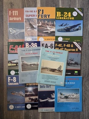 Detail & Scale Aviation Series Lot of 14 Books - Bert Kinzey - Model Aircraft