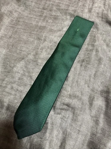 Authentic Rolex Tie Green - 100% Silk Unused