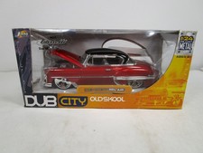Jada 124 Dub City Metallic Candy Redblack 1953 Chevy Bel Air Used Read Jada 124 Dub City Metallic Candy Redblack 1953 Chevy Bel Air Used Read