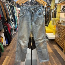 Vintage 70s Wrangler Student Jeans 24x28 Denim Distressed