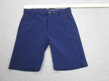 Greyson Shorts Boys 8 Blue Golf Bermuda Flat Front Stretch Performance Athletic