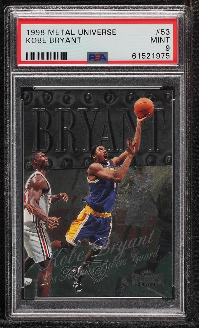 1998-99 Metal Universe Kobe Bryant #53 PSA 9 MINT HOF 0hc6