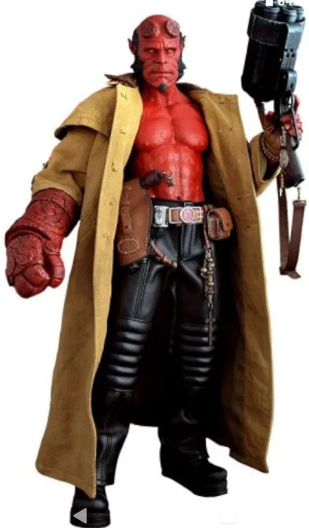 Hellboy Head 1/6 Scale Figure Hot Toys Movie Masterpiece for