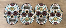 Halloween Skull Day of the Dead Beaded Table ...