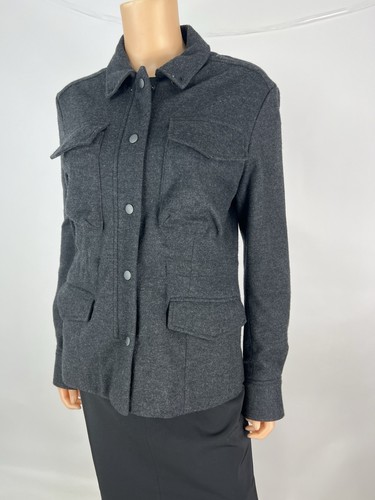 Rag & Bone Grey Wool Pocket Jacket Womens 4 - Picture 2 of 10