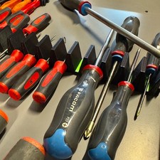 Screwdriver organisers modular magnetic BLACK-GREEN 12PCS