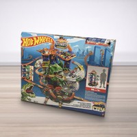 Hot Wheels Ultimate Garage GJL14 Spielset Mit 2 Autos Robo T-Rex Parkhaus