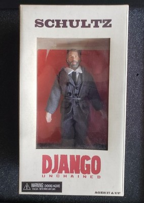 Django Unchained 8'' SCHULTZ Action Figure 2012 NIB RARE Movie Quentin Tarantino