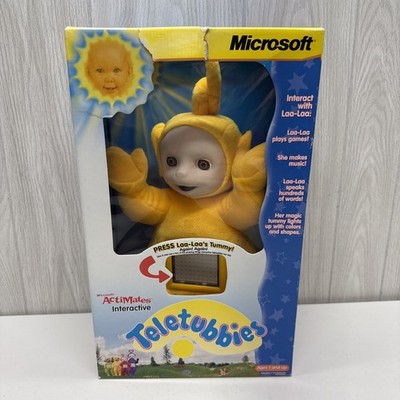 ActiMates 1998 Microsoft Interactive Teletubbies Laa Laa NEW Sealed