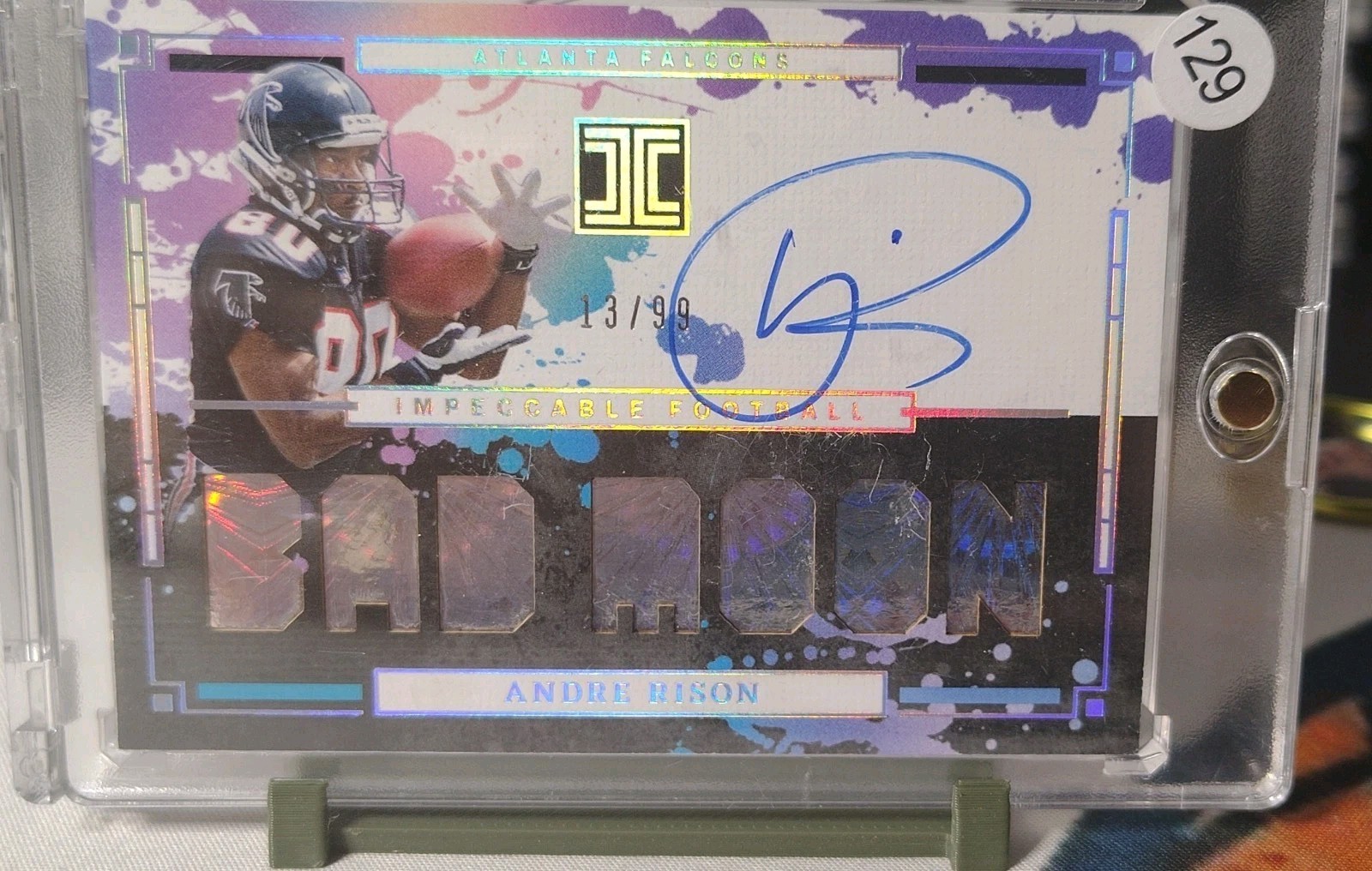 2025 Panini Impeccable - Impeccable Nickname Autographs Andre Rison #INA-ARN /99