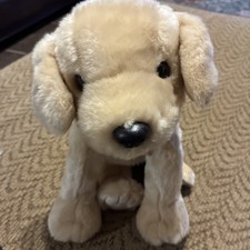 Ty Fetch 1999 Plush Dog Puppy Yellow Lab Golden Retriever Beanie Buddy 11  