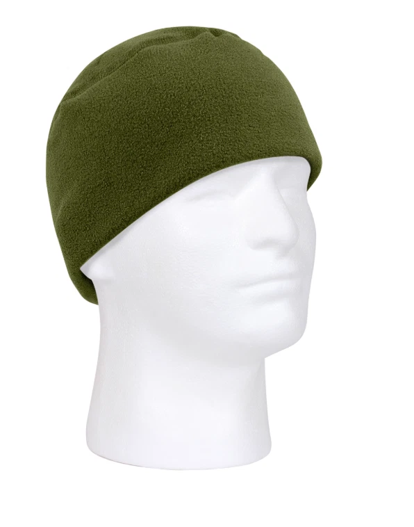 MILITARY POLAR FLEECE OLIVE DRAB WATCH CAP BEANIE