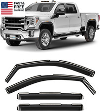 In-Channel Incredibly Durable Rain Guards for GMC Sierra 2500HD/3500HD 2020