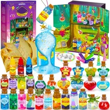 Fairy Magic Potions Kit for Kids, Upgraded 26 DIY Mixed Magic Wizard Potion B...