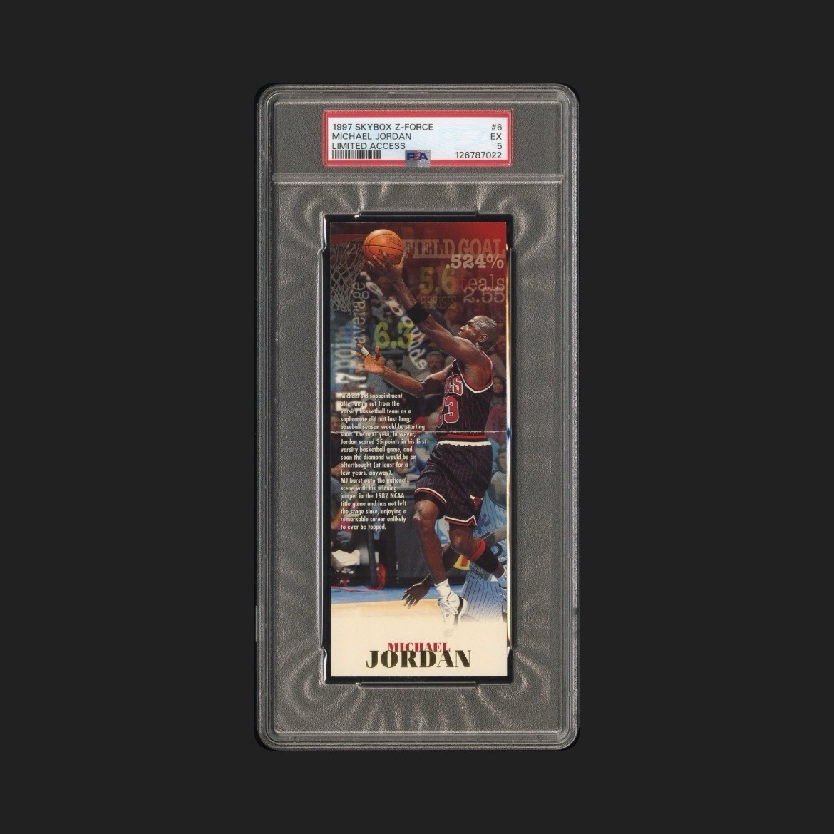 1997-98 Skybox Z-Force - Limited Access Michael Jordan #6 LA
