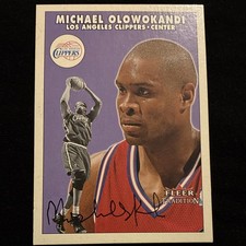 Michael Olowokandi 2000-01 Fleer Tradition #3 Los Angeles Clippers