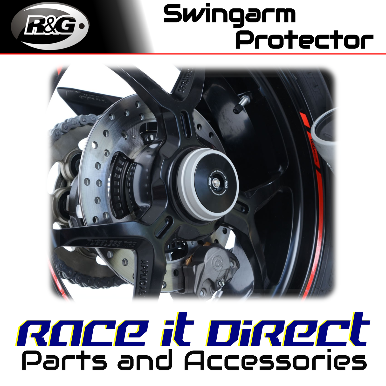 Swingarm Protectors for Ducati Panigale V2 2020-2024 Silver R&G